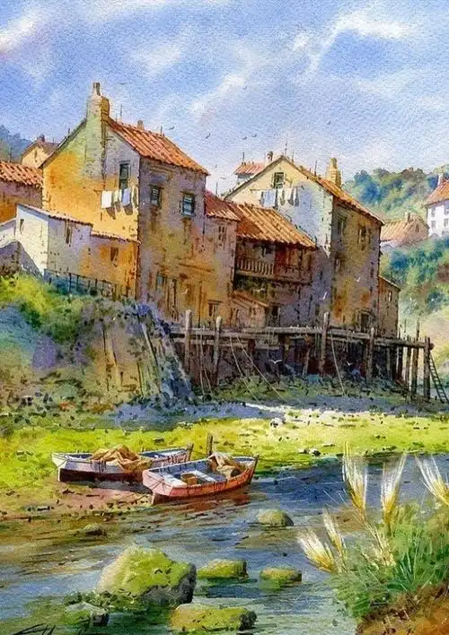 西班牙水彩画家faustinomartingonzalez作品欣赏2