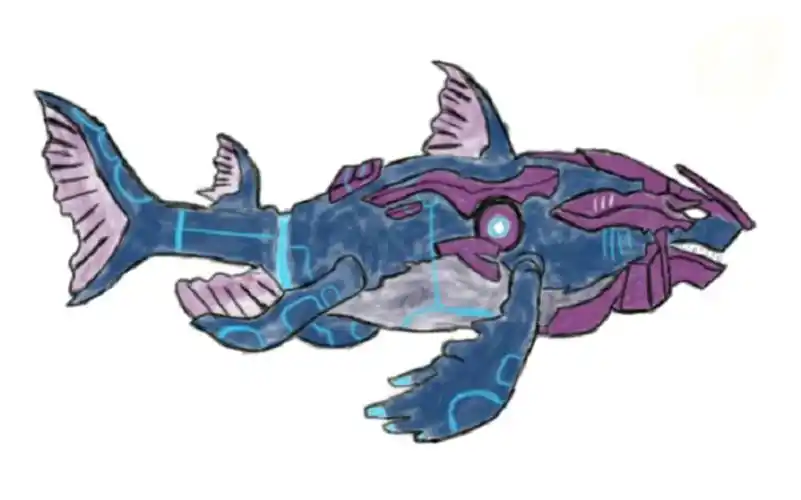 【饥饿鲨世界】量子鲨绘画