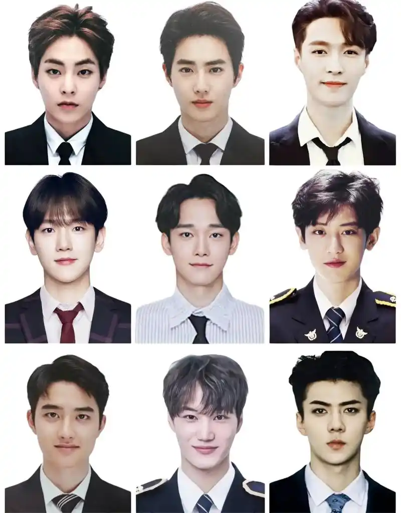 dou 小助手 我担永远辉煌.#exo #证件照 #fyp - 抖音