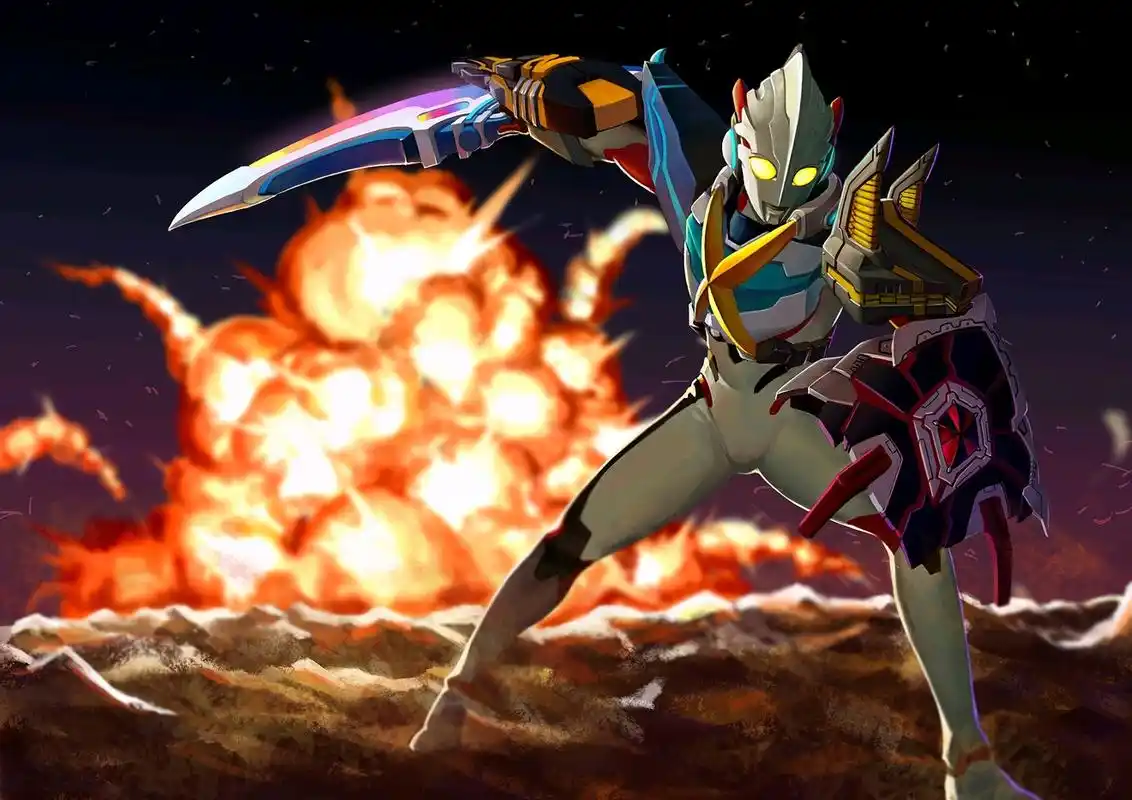 奥特曼:二次元化奥特曼精美图片,更加炫酷霸气你绝对没见过