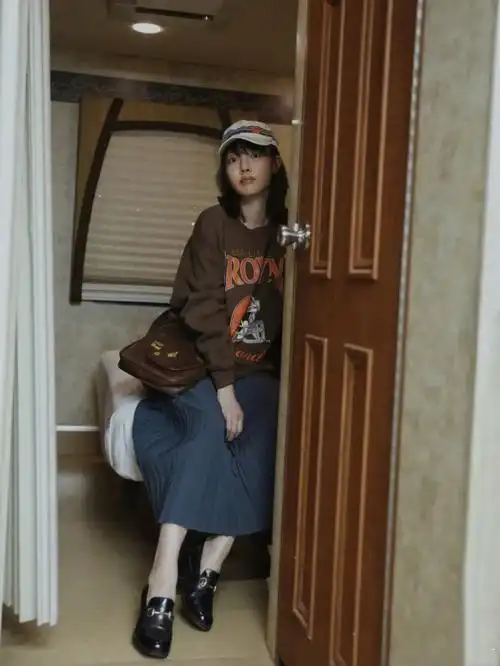 白百何的穿搭33天中了文艺青年的毒