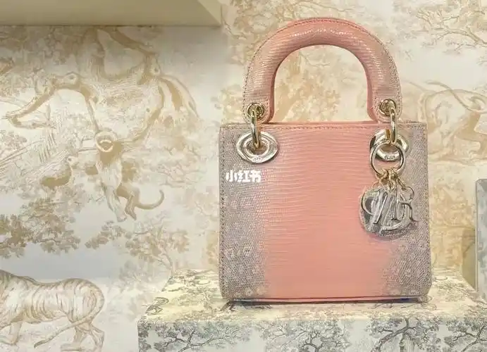 dior粉色喜玛拉雅蜥蜴皮戴妃