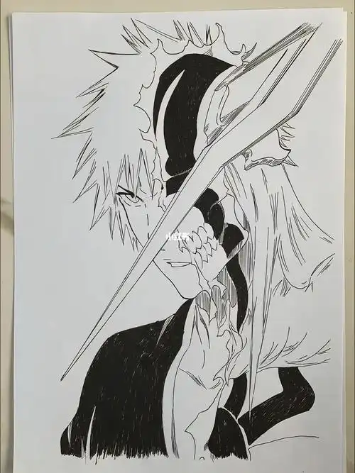 死神bleach  #死神千年血战篇  #黑崎一护  #千年血战篇  #手绘