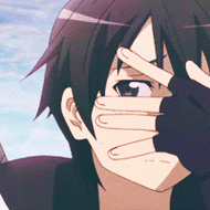 动态性动漫卡通qq头像 坚信幸福就留有梦就追不成功不在乎