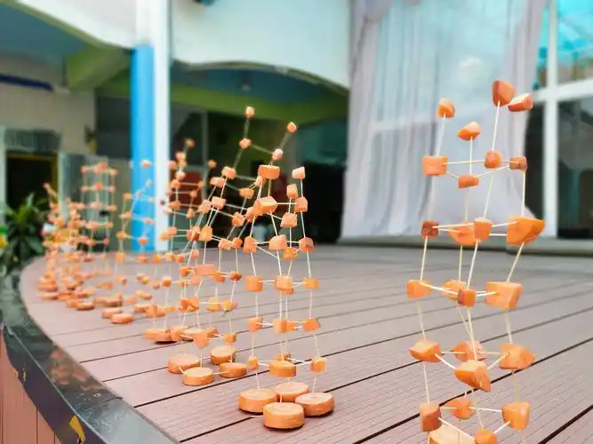 中班级牙签高塔比赛