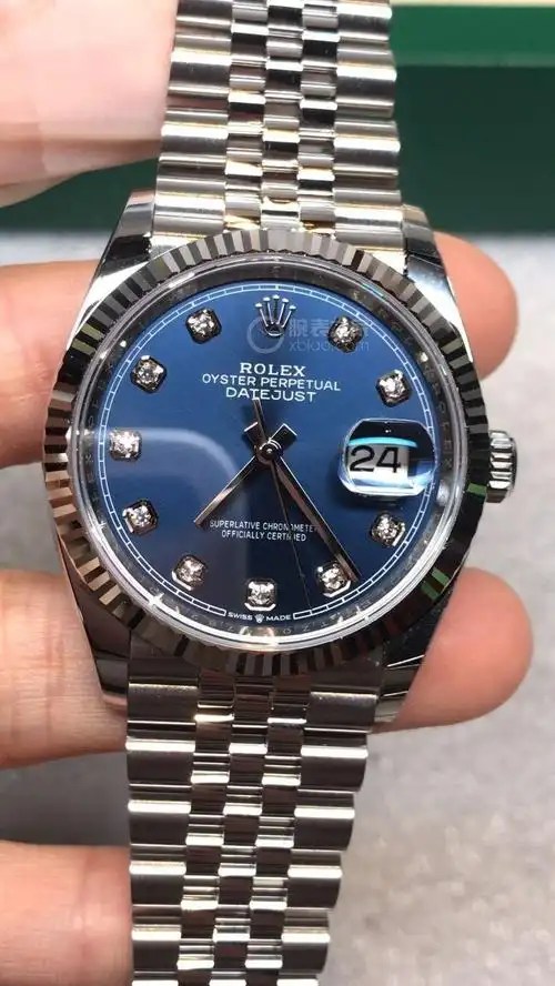 劳力士日志型系列116234蓝盘镶钻2026