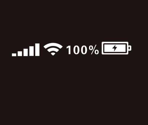 汽车贴纸后窗装饰贴前手机wifi信号电量标志汽车贴片