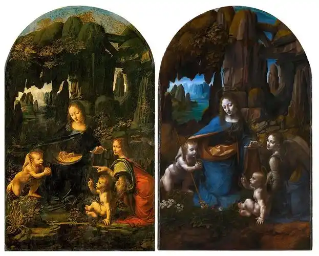 达·芬奇「岩间圣母」影像展