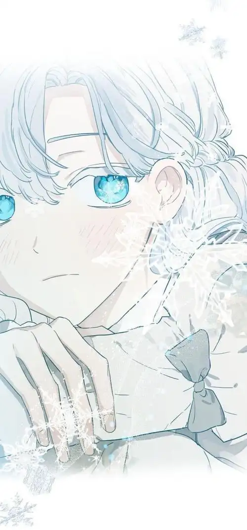 白发蓝瞳 下垂眼 性格冷静*生.