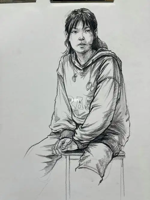 4开30分钟半身像