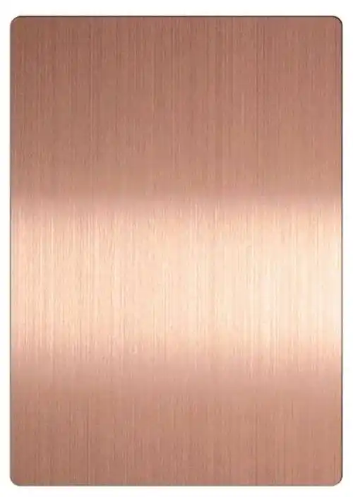玫瑰金不锈钢磨砂板
