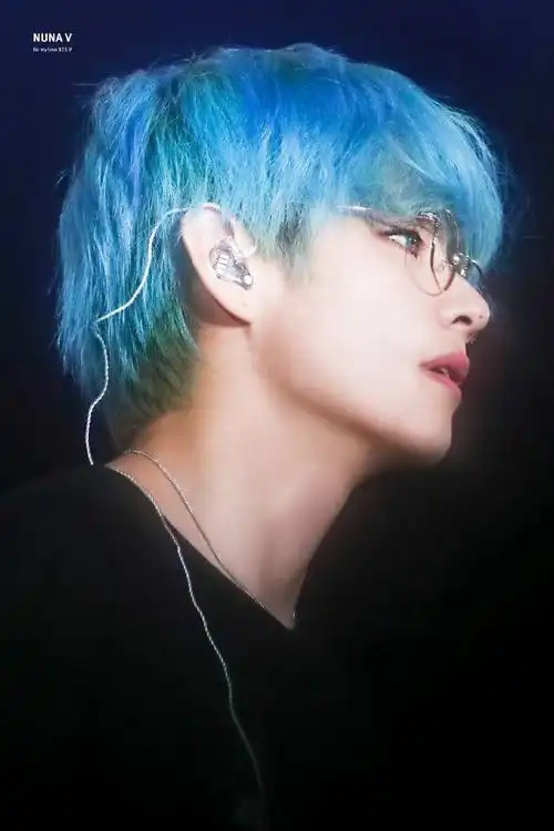 金泰亨蓝发##金泰亨kpop永一