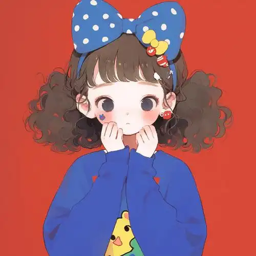 蓝色系|女生头像    #二次元新鲜事