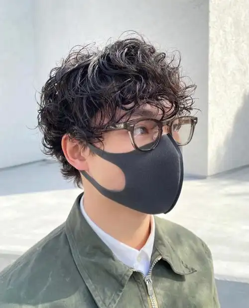 男生发型  #日系男生烫发#男生日系烫发  #男生纹理烫发#上海男生烫发