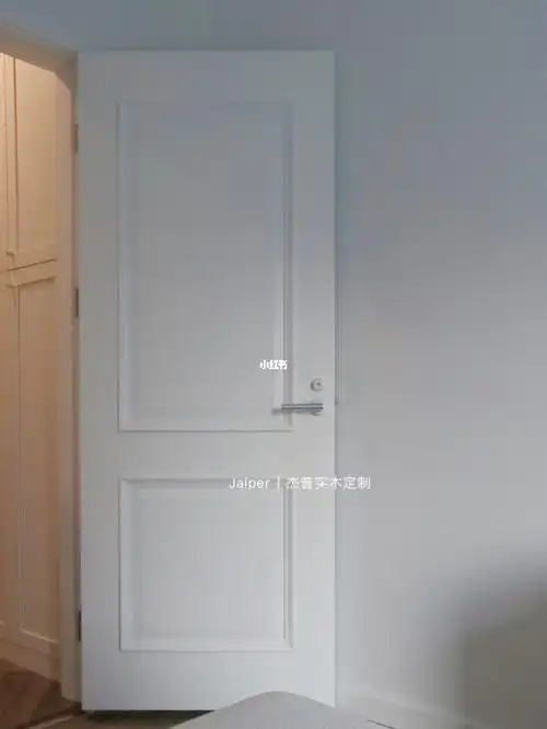 超好看的绒白色实木房门精装房换门