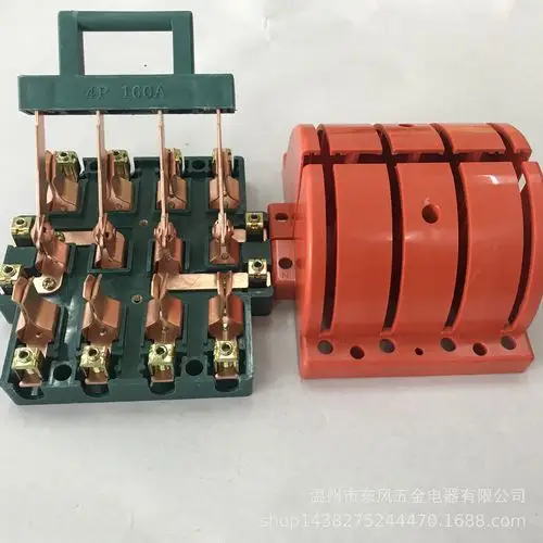 4p160a全铁橙色双投闸刀隔离开关双向闸刀倒顺闸刀开关