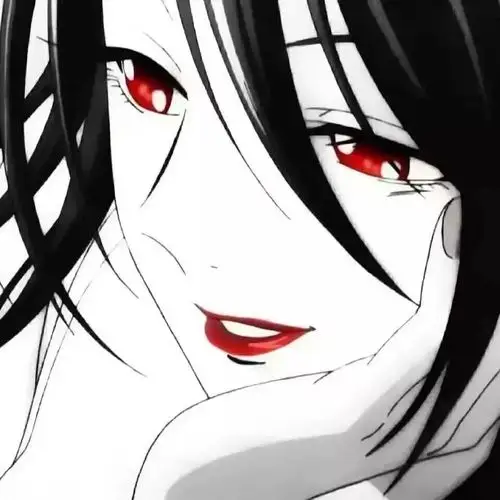 头像最新热门黑发红瞳头像