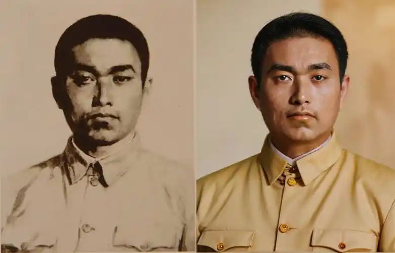 他惨遭日寇砍下头颅,我们用ai科技复原了汪雅臣将军的英雄形象