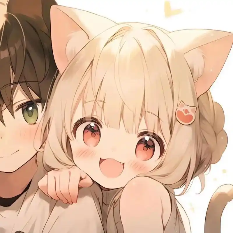 动漫情侣头像|可爱呆萌卡通|      生来普通,但独一无二, 喜欢自己,比