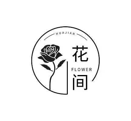 鲜花标志花朵标志logo模板设计花logo