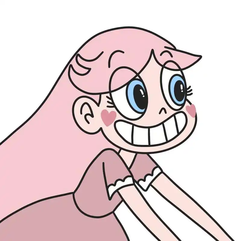 星蝶公主卡通情侣头像(不可搬运!