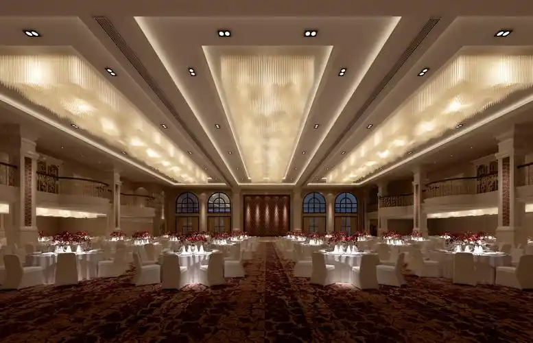 静海金融中心宴会厅装修设计案例