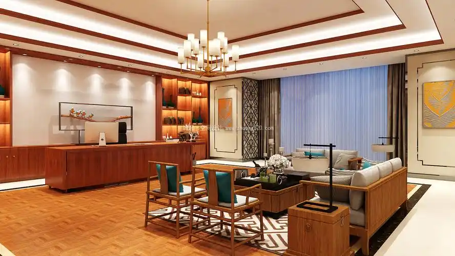 简约40平米风格办公室装修图片-城起装修效果图