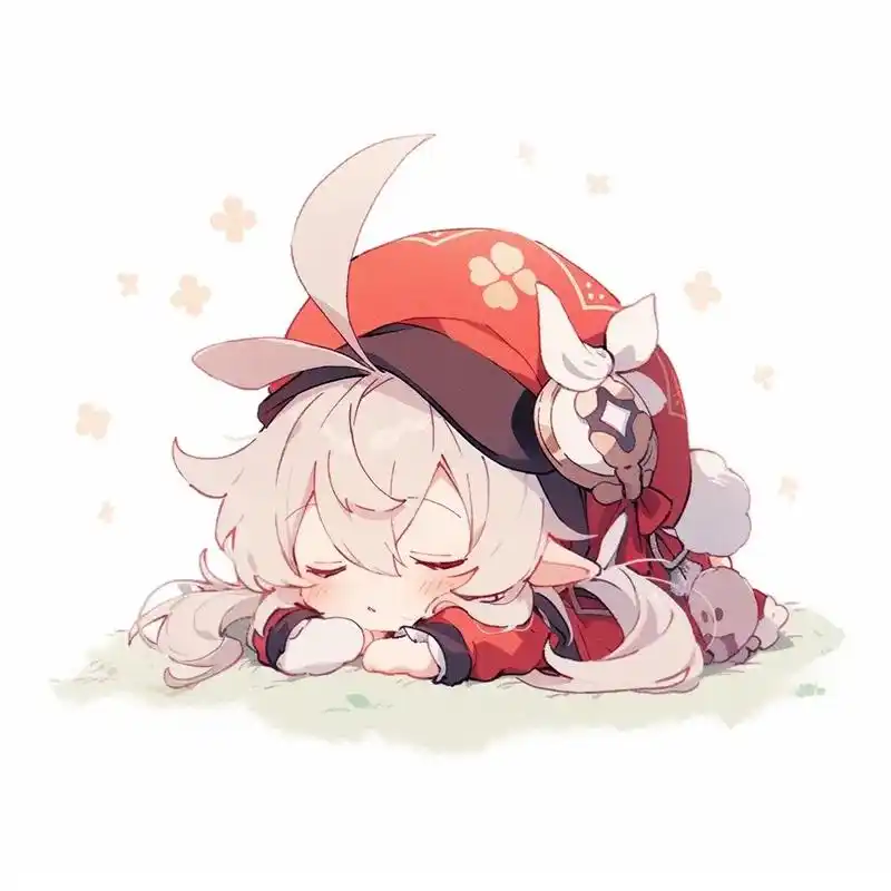 原神头像 | q版·多角色(趴睡)小声点,小可爱们都睡了. - 抖音