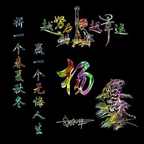 用你的名字做微信头像,35张大气古风生肖款签名头像,精心设计