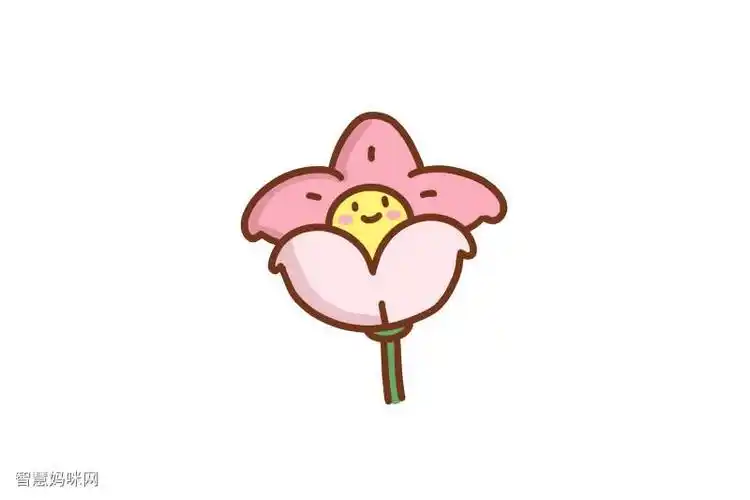 小花怎么画简单可爱 - 智慧妈咪网