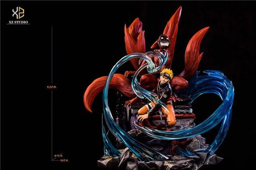 瘾君子 xs 九尾 鸣人 尾兽化 火影忍者 限量gk手办雕像模型