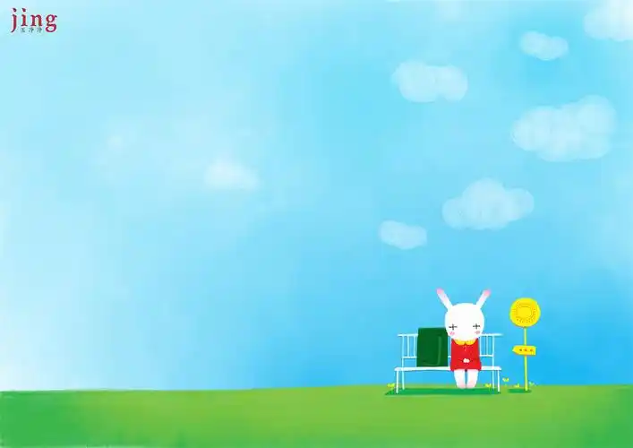 兔年插画合集 60幅艾玩兔横版壁纸插画