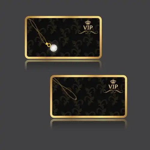 钻石vip会员卡设计