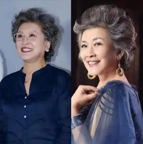 被73岁宋春丽穿搭惊艳了!白发不染,不穿老年装,到老没有大妈感