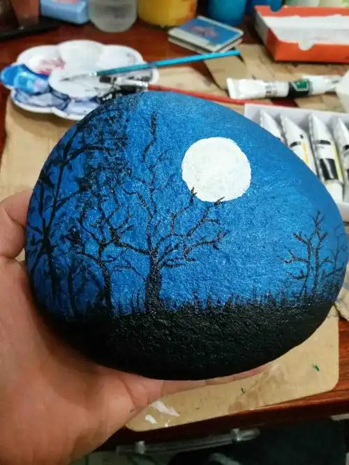 零基础的麻麻爱上石头画 - 简书