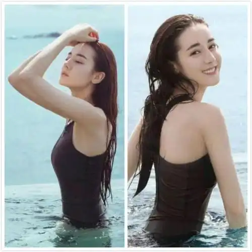 看了关晓彤的泳衣照,再看宋祖儿的,网友:还是热巴的最漂亮_泳装