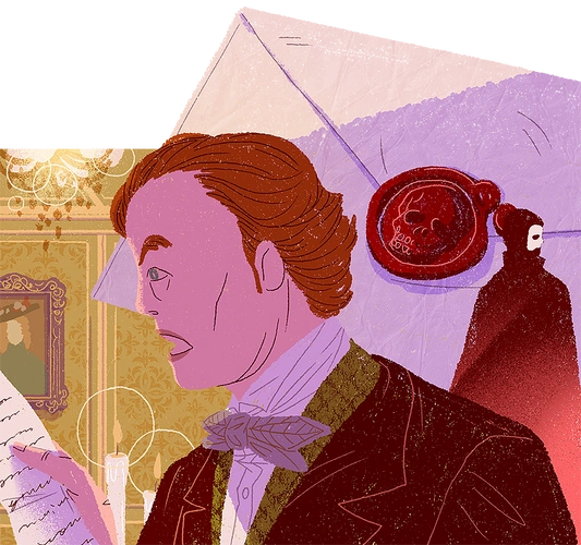 书籍插图 芝士派广播剧系列《歌剧魅影》