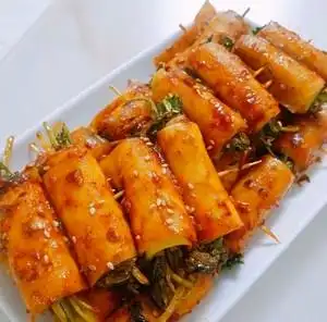 烤箱烤菜卷太简单的做法 步骤5