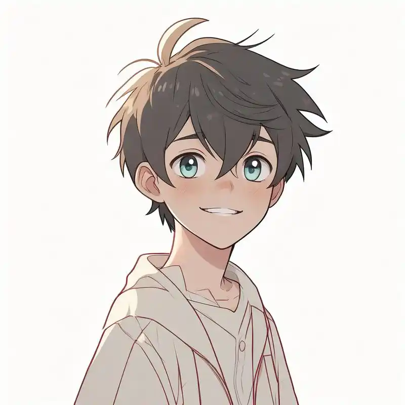 超可爱的小男孩卡通图片99