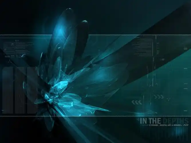 蓝色高清壁纸1440x900分辨率查看