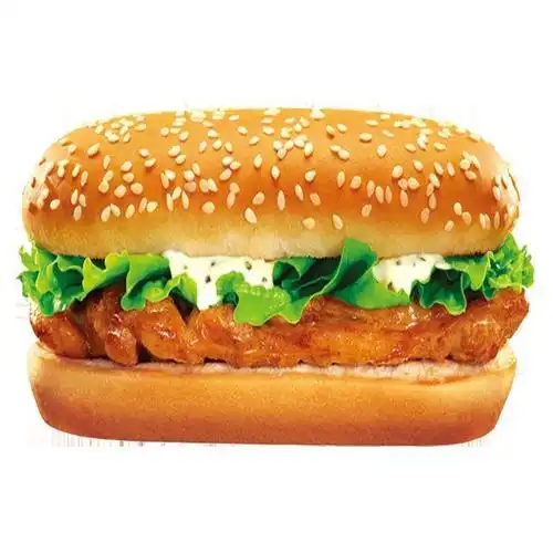 奥尔良鸡腿堡图片