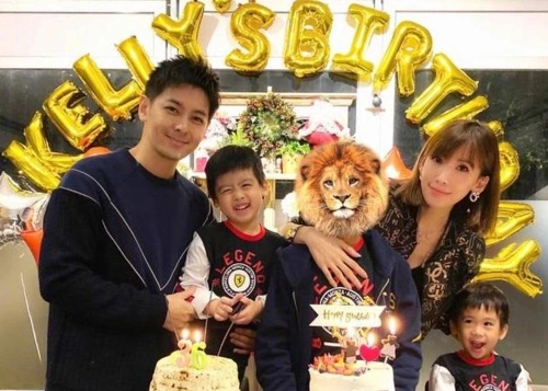 林志颖携三个孩子为妻子庆生不老男神还是扛不住岁月啊