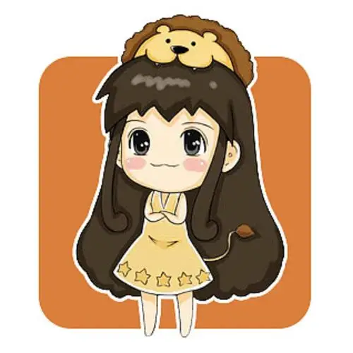 兔纸鱼的星座女生头像——狮子