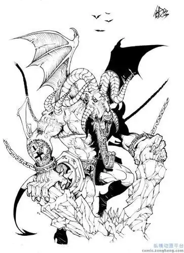 恐怖魔鬼卡通世界简笔画视频