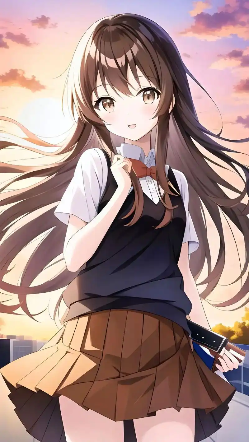 送你二次元 壁纸#创作灵感 #动漫少女  - 抖音