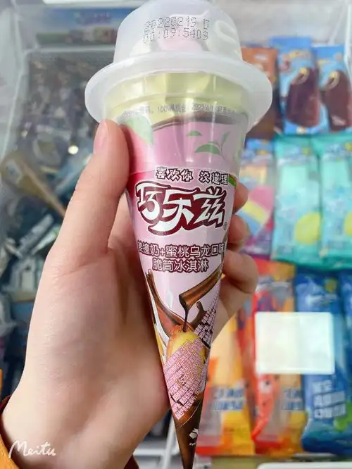 『野生测评』巧乐兹 姜撞奶77蜜桃乌龙脆筒