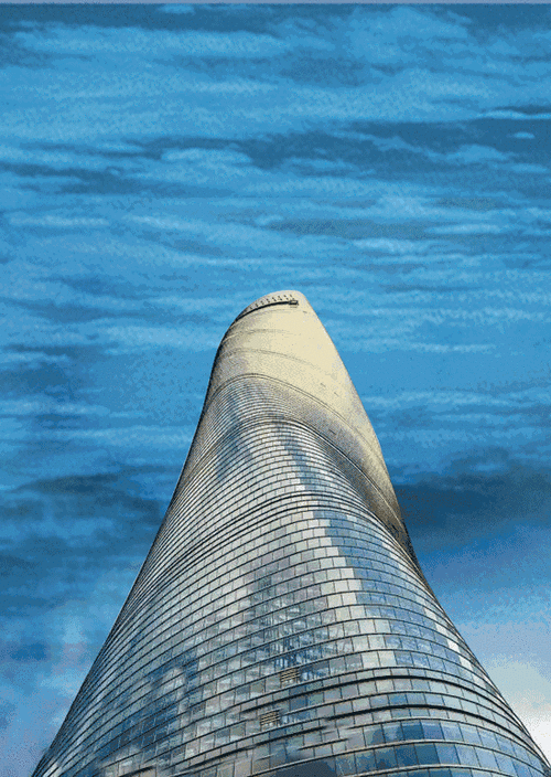 上海陆家嘴风水大战2看中华上海中心大厦扇日本人耳光