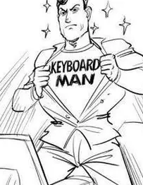 原创有一种比健美猛男还要强壮的人叫键盘侠