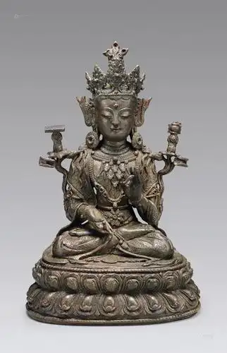 0609明代13681644文殊菩萨像