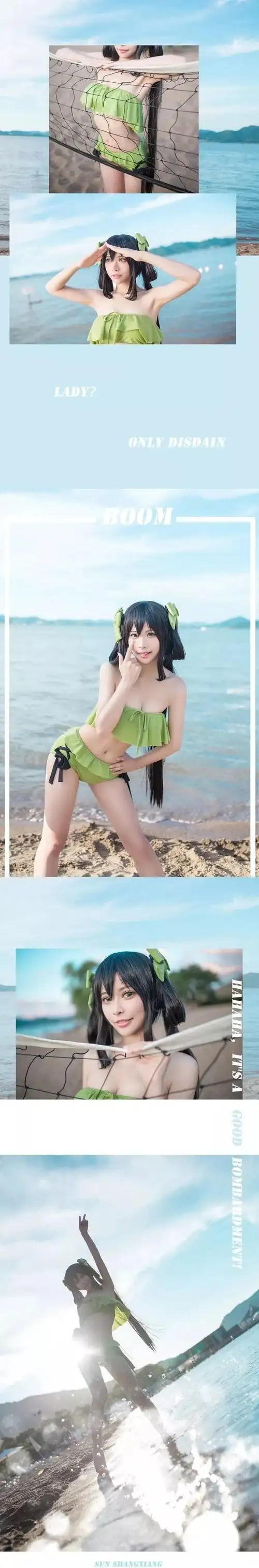 王者荣耀孙尚香cos一览泳装大小姐真好看